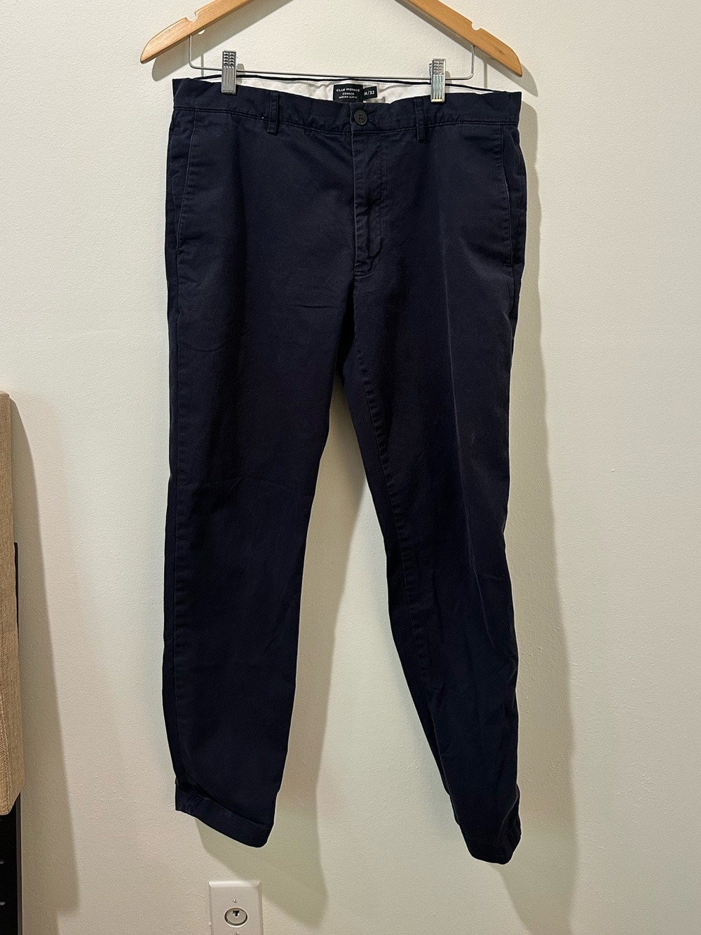 Club Monaco Men's Navy Chinos